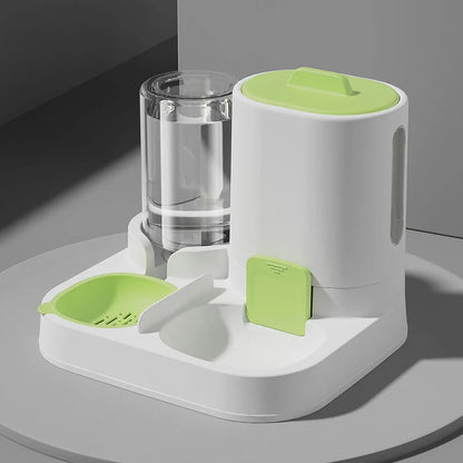 Automatic Pet Feeder And Water Dispenser Two-in-One Bowl For Dogs & Cats