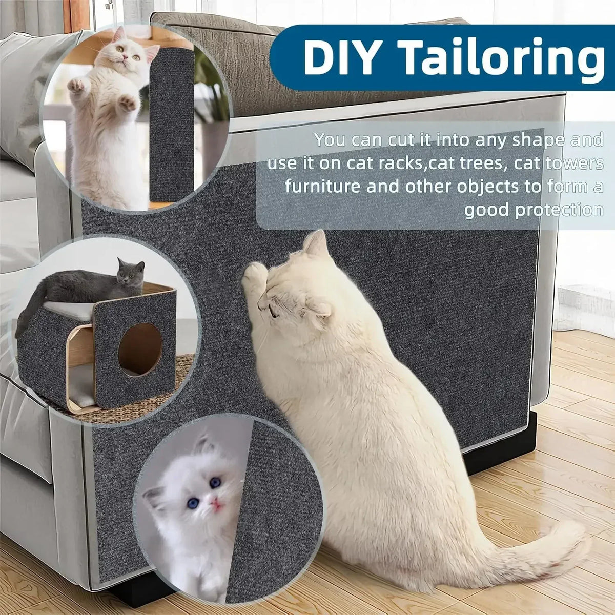Cat Scratching Mat – Self-Adhesive Furniture Protector